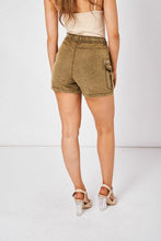 Load image into Gallery viewer, Khaki Adjustable Hotpant Summer Shorts
