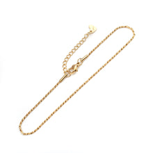 Load image into Gallery viewer, Ladies 18K Gold Plated Tower Shell Cutout Design Pendant Twist Chain Earring Set