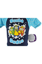 Load image into Gallery viewer, Blue Fab Blob Swimwear UV Sunsafe 2 Piece Swim Suit