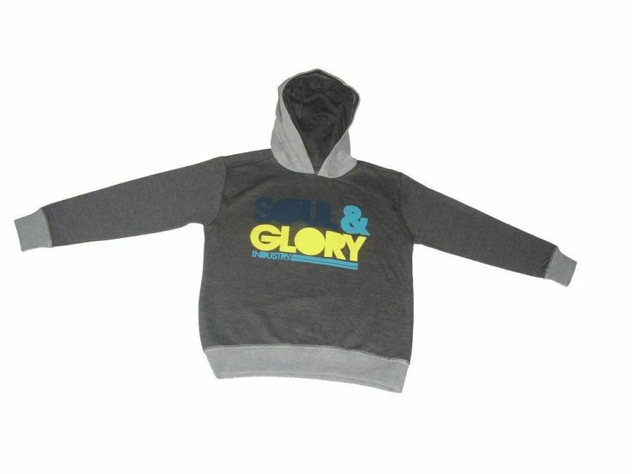 Boy's Grey Soul & Glory Sweatshirt Hoody