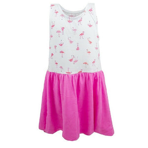 Pink Flamingo Jersey Cotton Dress