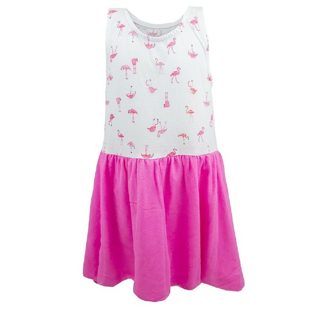 Pink Flamingo Jersey Cotton Dress