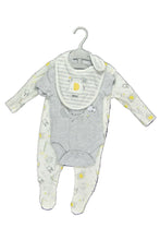 Load image into Gallery viewer, Babies Boy Girls Babygrow Ivory Animal Print 3 Piece All in One Gift
