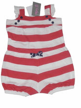 Load image into Gallery viewer, Red Minoti Striped Strappy Playsuit