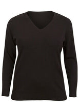 Load image into Gallery viewer, Brown Soft Touch Knitted Pullover Plus Size Jumper
