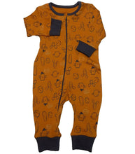 Load image into Gallery viewer, Burnt Orange Cactus Romper Cotton Sleepsuit