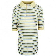 Load image into Gallery viewer, Yellow Blue & Black Multi Stripe T-Shirt Top