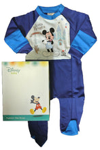 Load image into Gallery viewer, Navy Multi Disney Mickey Mouse Sleepsuit Boxed Gift