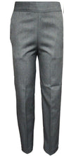 Load image into Gallery viewer, Boys Pull Up Back Half Elasticated Waist Teflon School Trouser