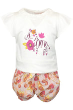 Load image into Gallery viewer, Baby Girls Toddler Du Pareil Au Meme French Two Piece Shorts Shortsleeve Top Set