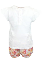 Load image into Gallery viewer, Baby Girls Toddler Du Pareil Au Meme French Two Piece Shorts Shortsleeve Top Set