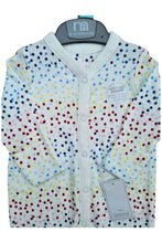Load image into Gallery viewer, Baby Unisex Boys Girls White Spotty Cotton Babygrow