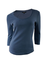 Load image into Gallery viewer, Ladies Pure Cotton Stretchy 3/4 Sleeve Top