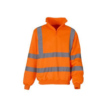Load image into Gallery viewer, Yoko HVK06 Hi Vis Zip Sweatshirt