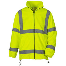 Load image into Gallery viewer, Yoko HVK08 Hi Vis Fleece Jacket
