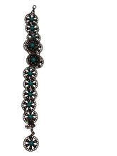 Load image into Gallery viewer, Ladies Vintage Bronze Round Metal Bead Centre Link Adjustable Buckle Waist Belts
