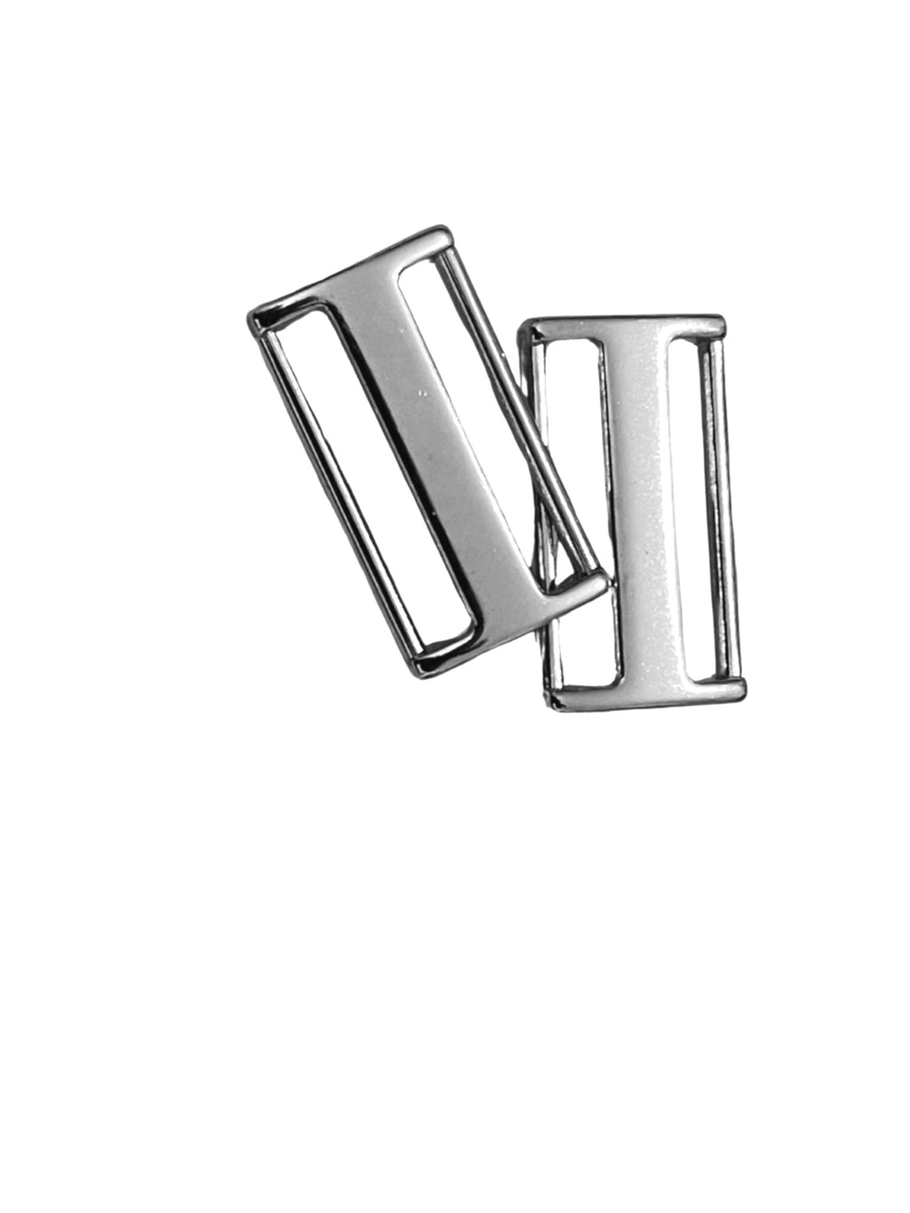 Stainless Steel Rectangle Wide Middle Bar Adjuster Tri-glide Pin Roller Buckle