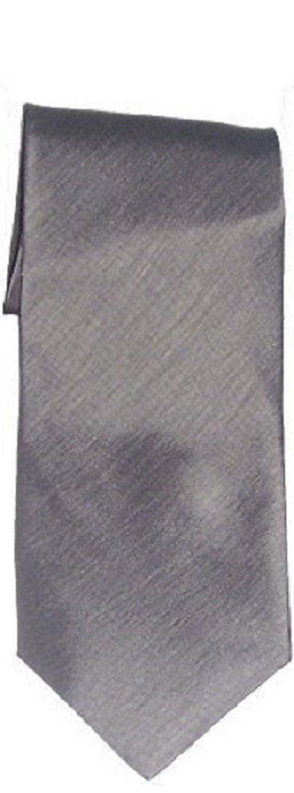 Mens Premium Plain Solid Colours Italian Style Work Shirts Suit Silk Tie