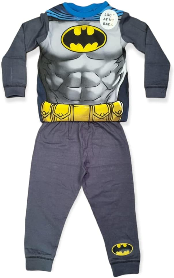 Boys DC Comics Batman Set & Detachable Cape Pyjamas Set
