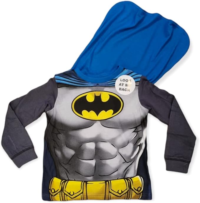 Boys DC Comics Batman Set & Detachable Cape Pyjamas Set