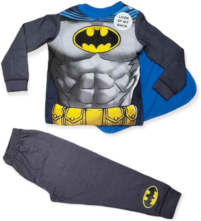 Boys DC Comics Batman Set & Detachable Cape Pyjamas Set