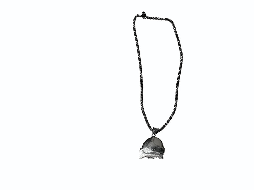 Ladies Silver Oval Moonstone 925 Silver Plated Handmade Pendant Womens Necklace