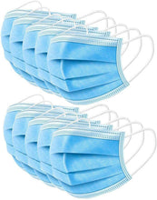 Load image into Gallery viewer, Face Mask Disposable Non Surgical Nonwoven 3Ply Breathable Nose Mouth Protection
