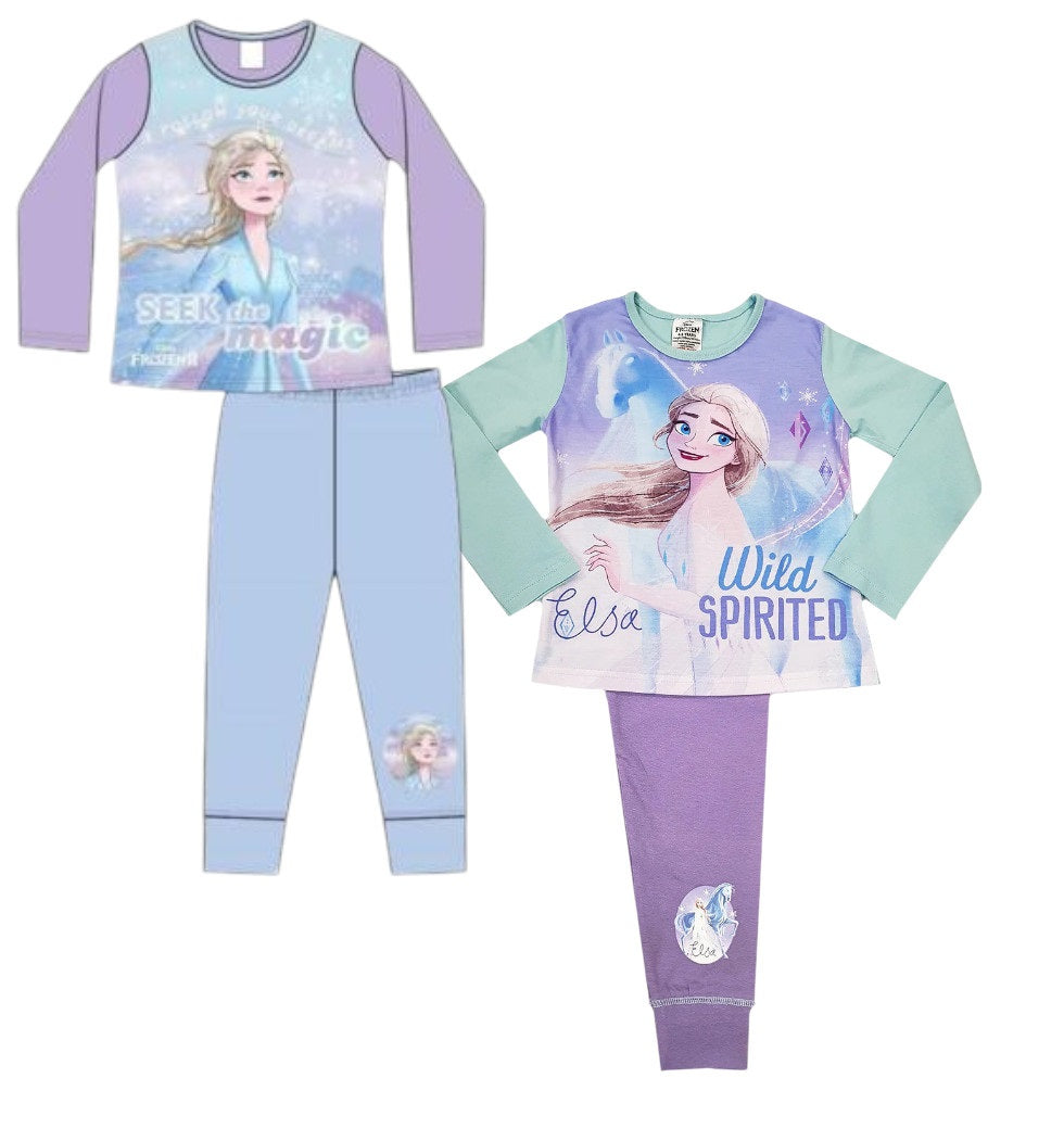 Girls Disney Frozen Elsa Wild Spirited & Seek The Magic Pyjamas