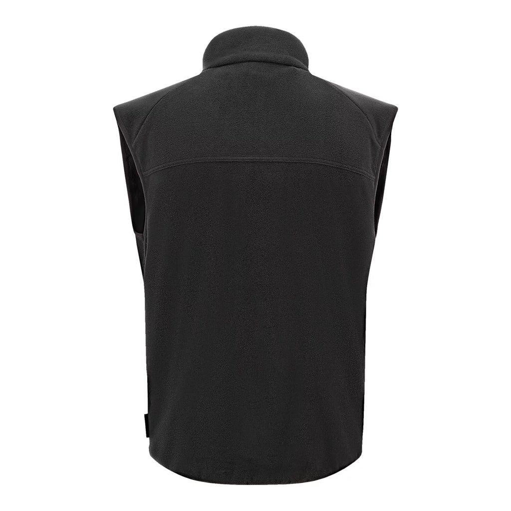 Mens Site Black Anti-Pill Soft Vest Fleece Gilet Outdoor Walking Bodywarmer