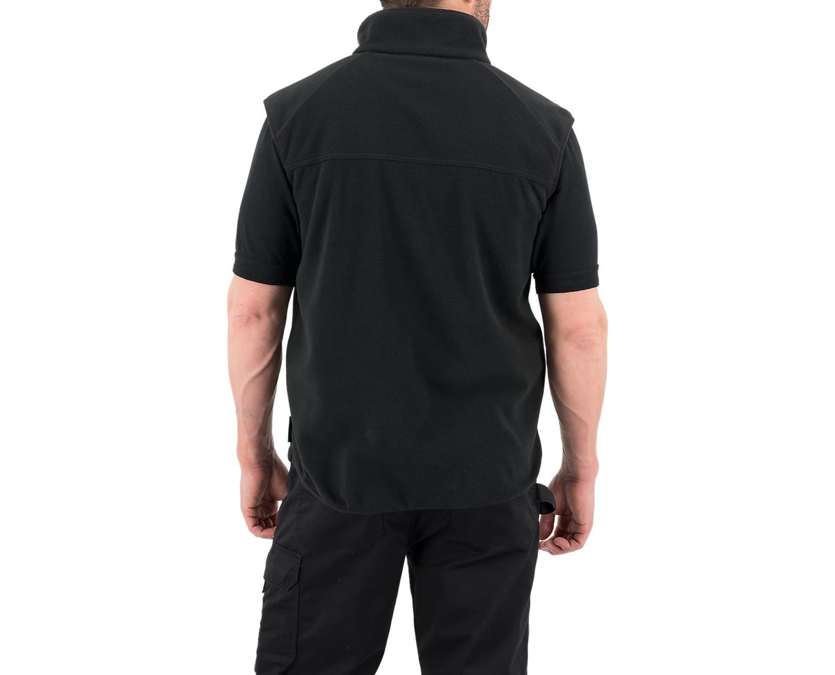 Mens Site Black Anti-Pill Soft Vest Fleece Gilet Outdoor Walking Bodywarmer
