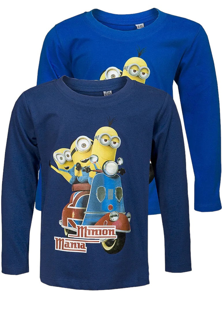 Boys Despicable Me Minions Mania Cotton Long sleeve T-Shirt