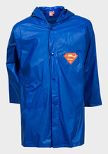 Load image into Gallery viewer, Boys Girls Superman Raincoat Waterproof Hooded  PVC Rain Jackets
