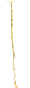 Ladies Gold 316L Stainless Steel Double Inter Link Chain Anklets