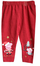 Load image into Gallery viewer, Girls Peppa Pig Christmas Top Dress &amp; Leggings Sets
