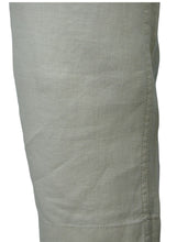 Load image into Gallery viewer, Ladies Beige Linen Cargo Carpri Crop Adjustable Waist Trousers
