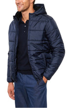 Load image into Gallery viewer, Mens Puffer Hooded Jackets Quilted Lightweight Padded Windproof Coat
