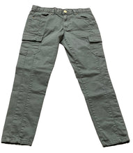 Load image into Gallery viewer, Boys Olive Cotton Rich Combat Cargo Casual Regular Fit Trousers
