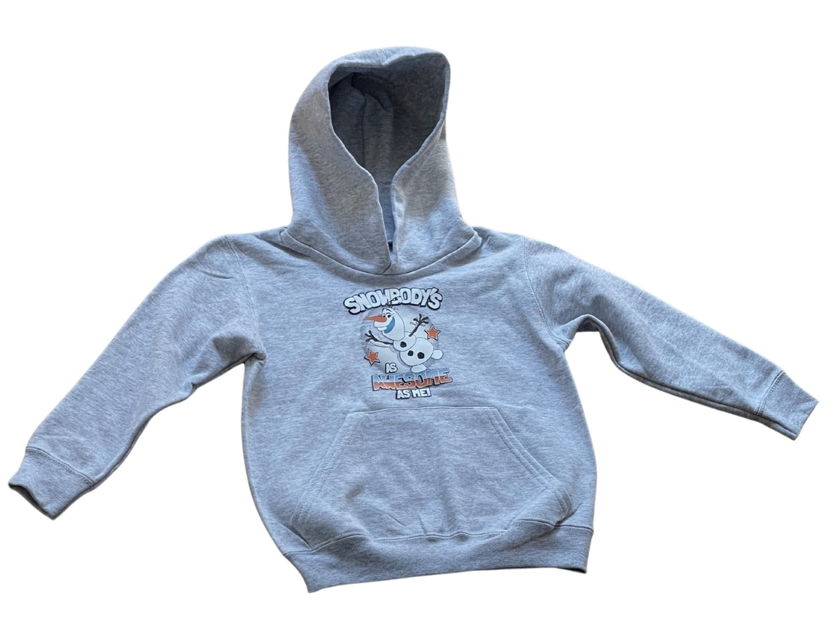 Boys Girls Disney Frozen Olaf Grey Hoodie
