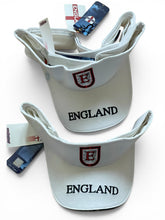 Load image into Gallery viewer, Unisex Outdoor Golf-style Open Top England Embroidery Print Adjustable Sun Cap
