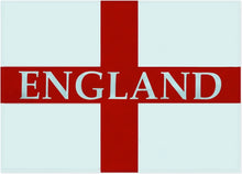 Load image into Gallery viewer, 2 Piece England British St Georges Flag Red White Cotton Blend KitchenTea Towel
