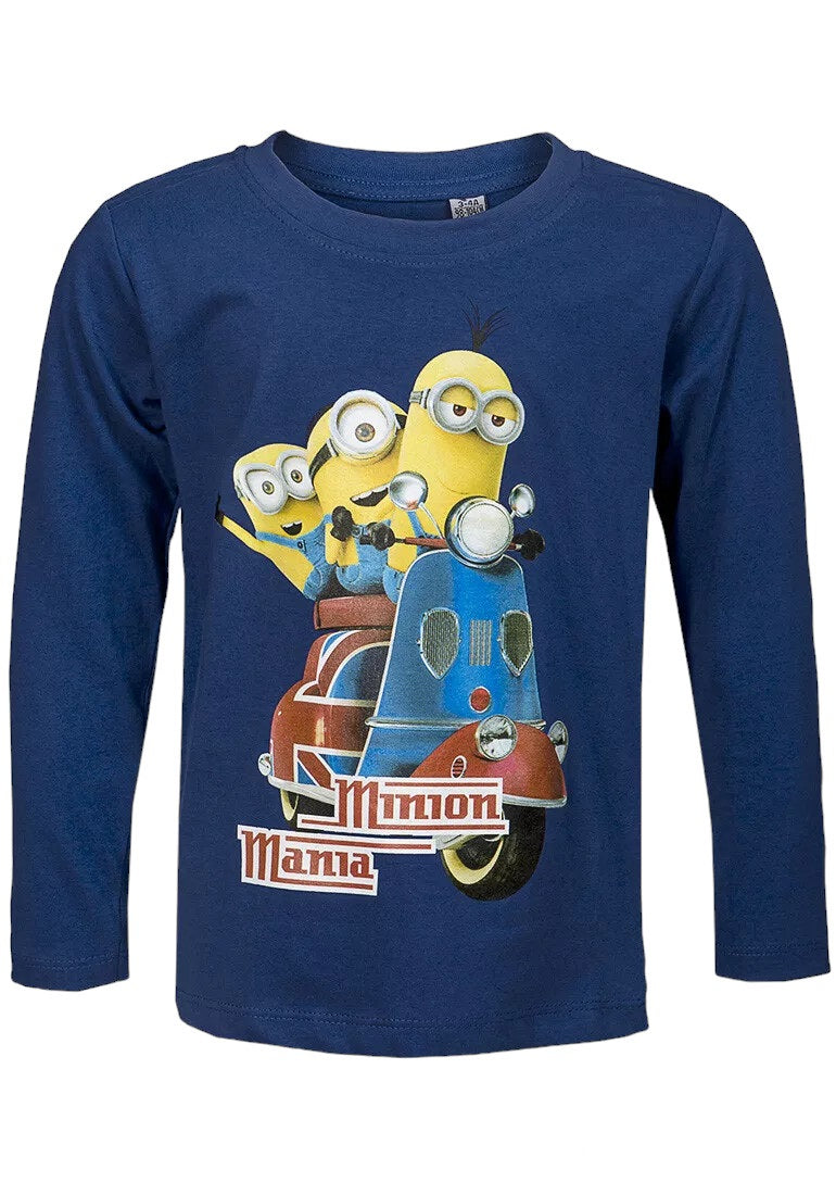 Boys Despicable Me Minions Mania Cotton Long sleeve T-Shirt