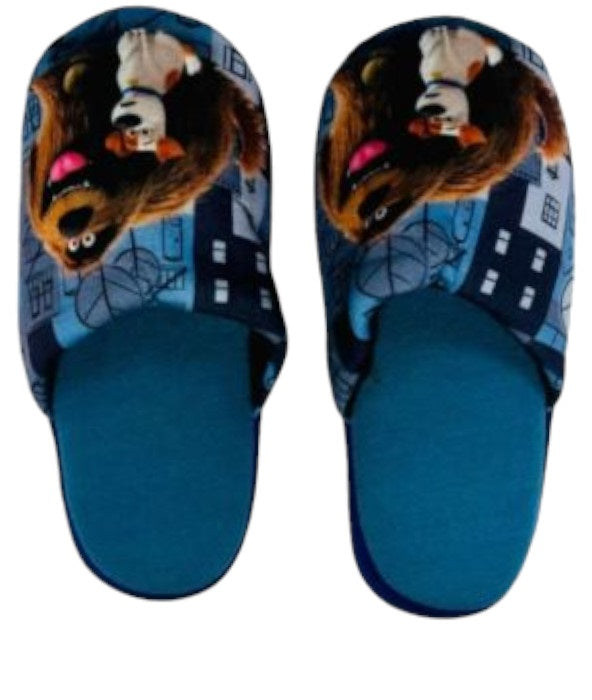 Boys Girls Secret Life of Pets Slip On Non Slip Cozy Slippers