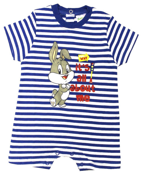 Baby Boy Girl Looney Tunes Funny Short Sleeve Cotton Bodysuit Romper