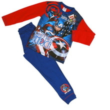Load image into Gallery viewer, Boys Marvel Avengers Captain America Print Pyjamas
