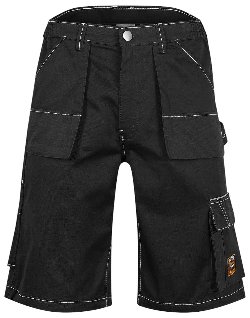 Mens King Craft Combat Cargo Side Elasticated Waistband Durable Workwear Shorts
