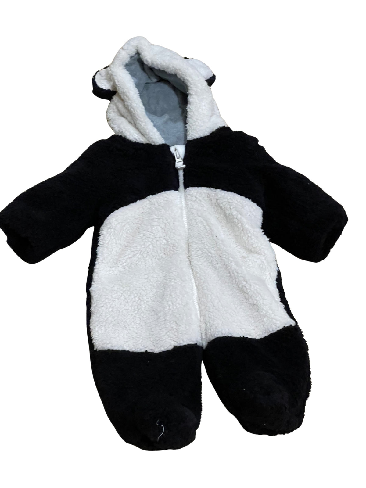 Baby Toddler Unisex Soft Hooded Feet Covered Romper Winter Jumpsuit Snowsuit