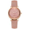 Ladies Girls Quartz Rose Gold Trim Stainless Steel Dial Crystal WristWatch