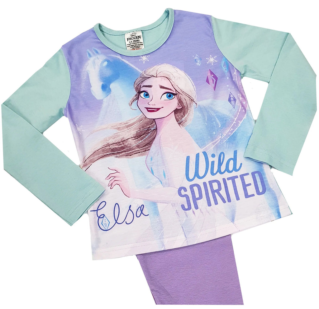 Girls Disney Frozen Elsa Wild Spirited & Seek The Magic Pyjamas