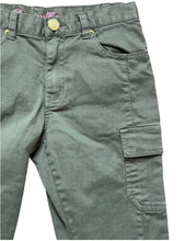 Load image into Gallery viewer, Boys Olive Cotton Rich Combat Cargo Casual Regular Fit Trousers
