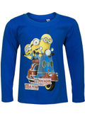 Boys Despicable Me Minions Mania Cotton Long sleeve T-Shirt